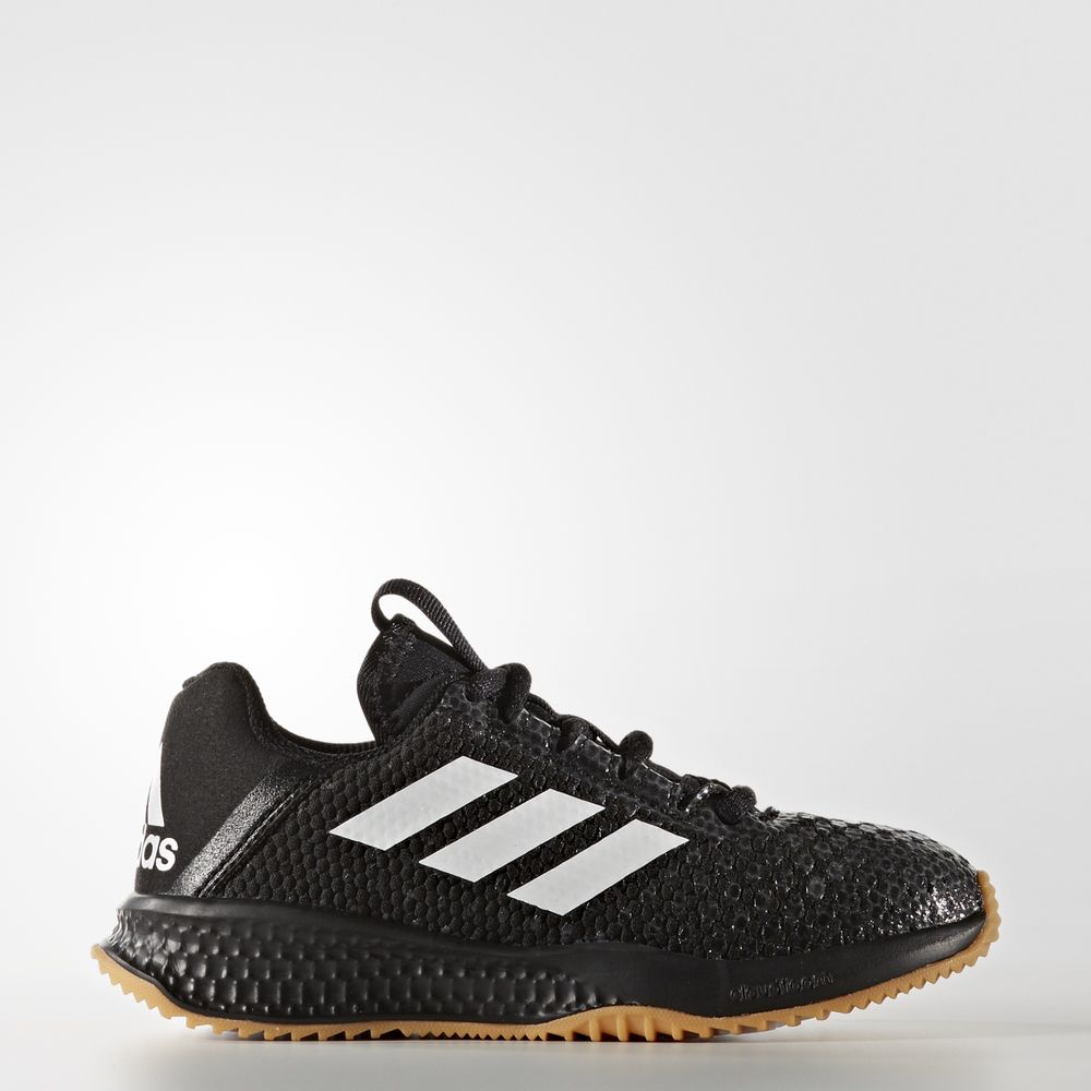 Adidas Turf - ποδοσφαιρικα παπουτσια για αγορια - Μαυρα/Ασπρα,Μέγεθος: EU 27 – 39 1/3 (795NJWOH)